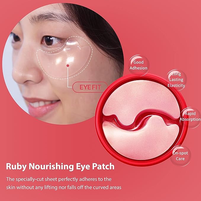 SNP Ruby Nourishing Eye Patch, 60 Patches