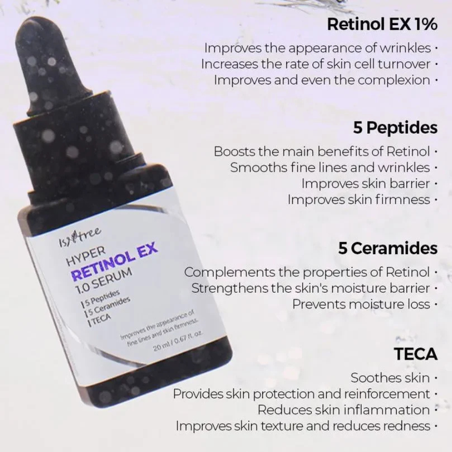 ISNTREE Hyper Retinol EX 1.0 Serum, 20ml/ 0.67fl.oz