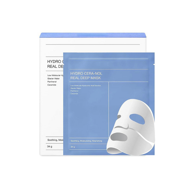 BIODANCE Hydro Cera-nol Real Deep Mask, 1 Pack (4 SheetsX 34g/ 1.2.0oz)