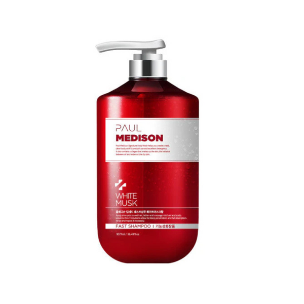 PAUL MEDISON Deep Red Fast Hair Loss Shampoo (White Musk), 1077ml/ 36.41fl.oz