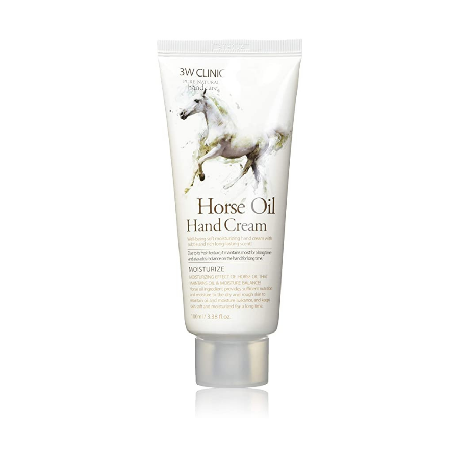 3W CLINIC Moisturizing Horse Oil Hand Cream, 100ml/ 3.38fl.oz