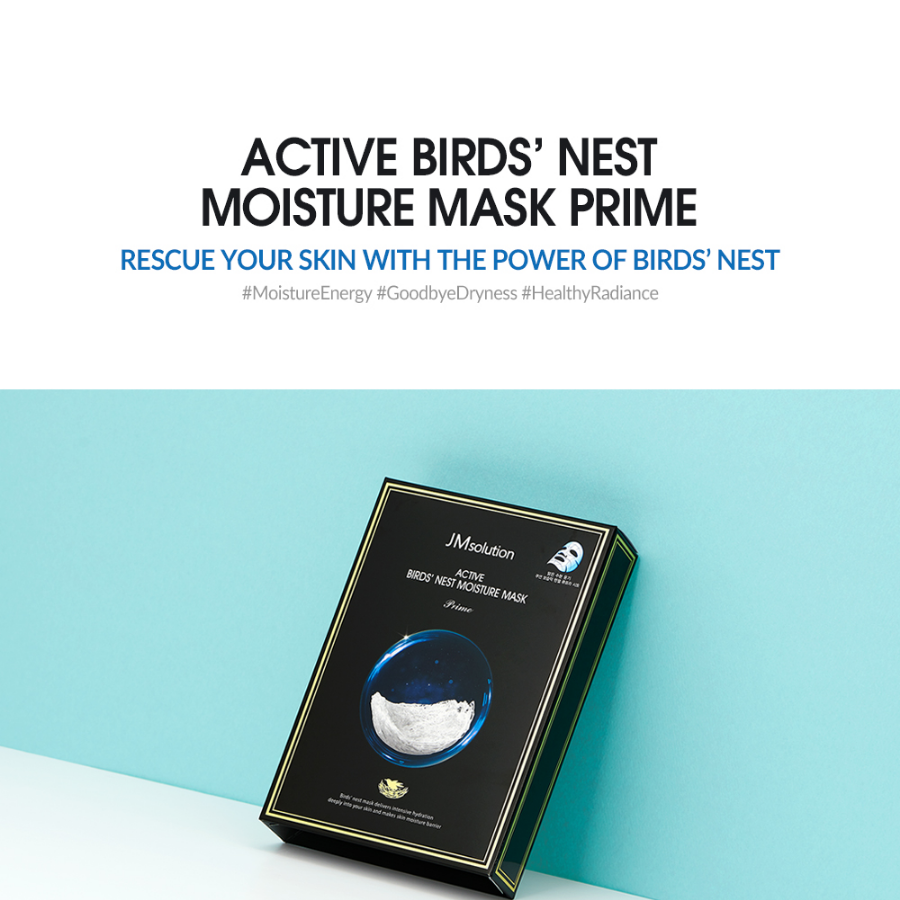 JM SOLUTION Active Bird's Nest Moisture Mask Prime, 1 Sheet