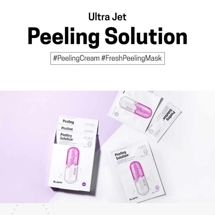 DR. JART+ Dermask Ultra Jet Peeling Solution, 1 Pack (5 SheetsX 28g/ 1.0oz)