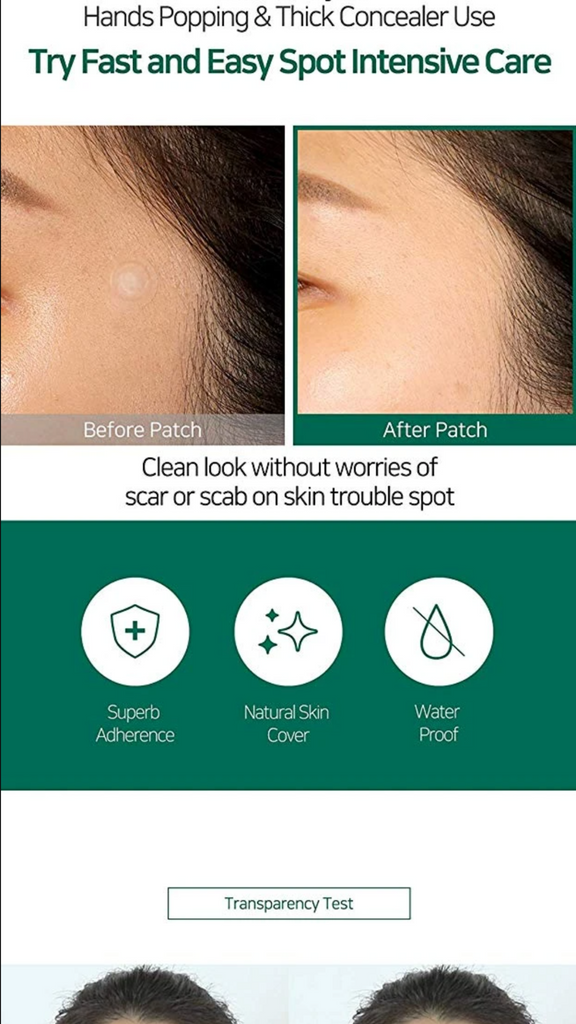 SOME BY MI 30 Days Miracle Clear Spot Patch, 18 parches