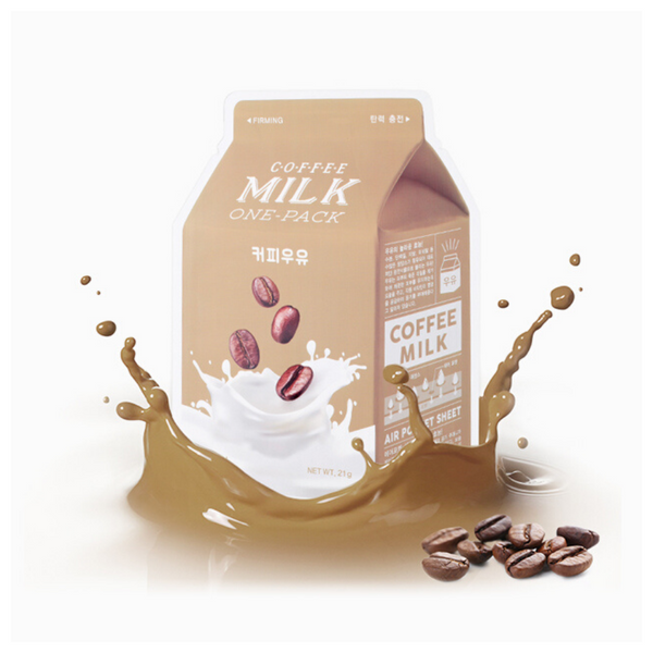 A'PIEU Coffee Milk, одна упаковка маски, 1 лист, 21 г/ 0,74 унции