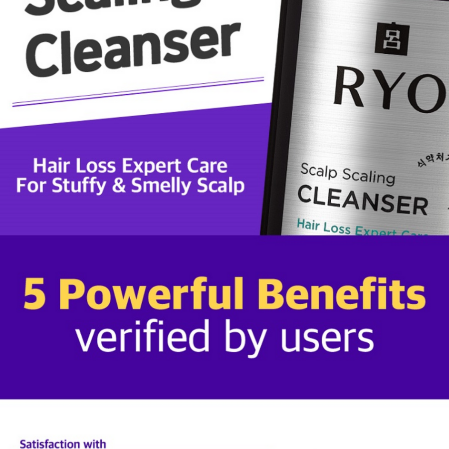 RYO Hair Loss Expert Care Limpiador para el cuero cabelludo, 5.1 fl oz/4.9 fl.oz