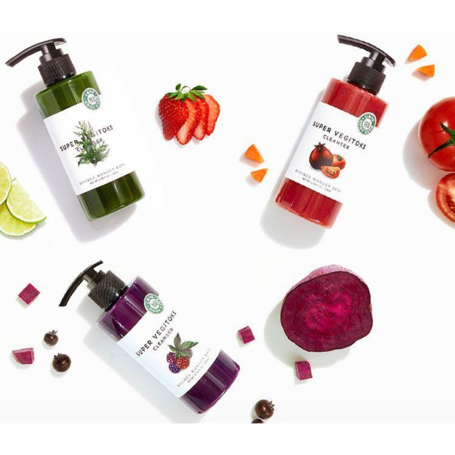 WONDER BATH Super Vegitoks Cleanser RED 200ml 6.76fl.oz