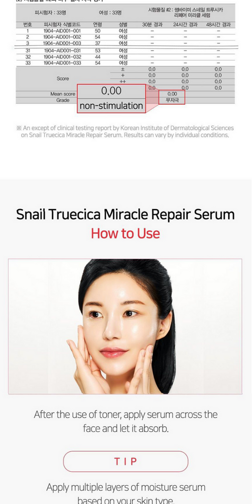 SOME BY MI Snail Truecica Miracle Repair Serum, 1.7 fl oz/1.7fl.oz