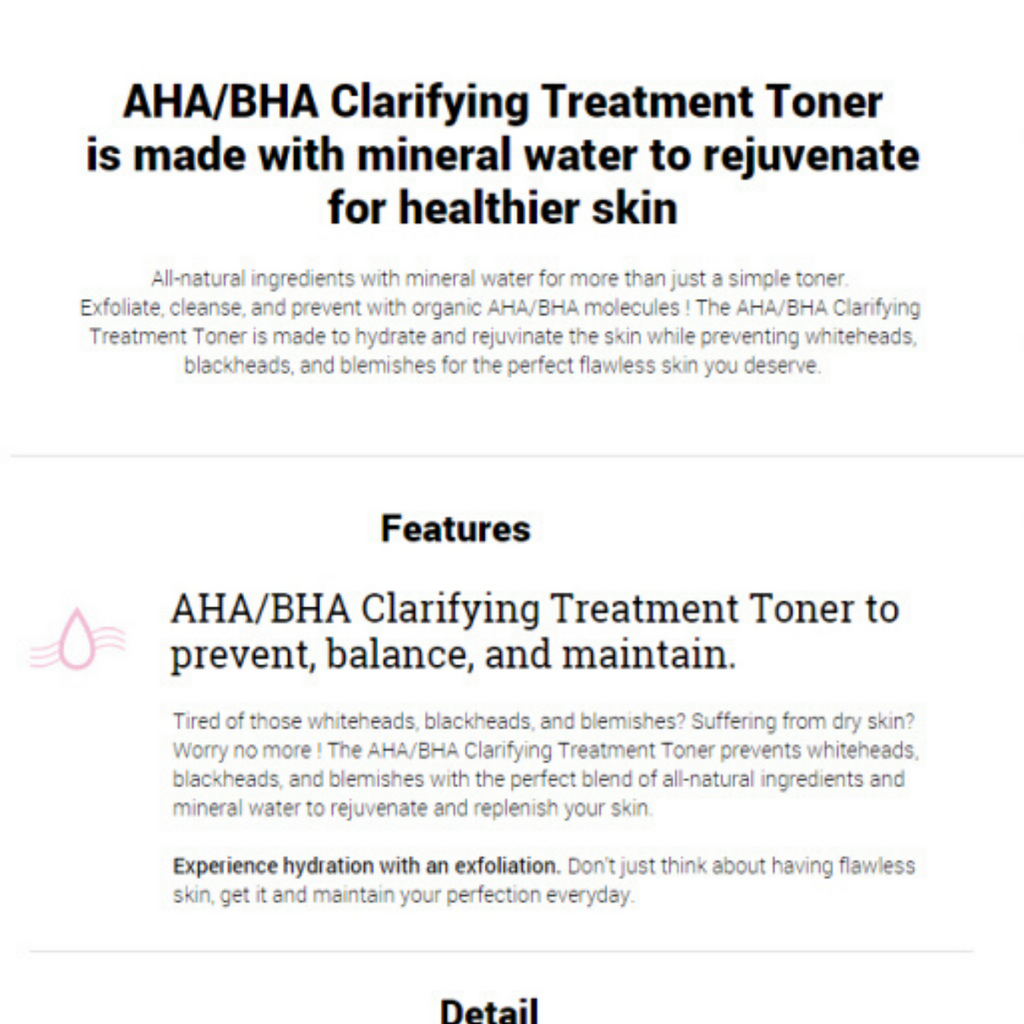 COSRX AHA/BHA Clarifying Treatment Toner, 150ml/ 5.07fl.oz