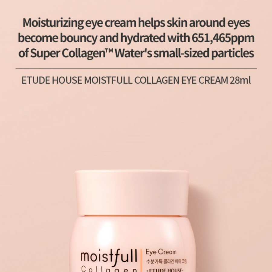 ETUDE HOUSE Crema hidratante para ojos con colágeno, 28 ml/0,94 fl.oz