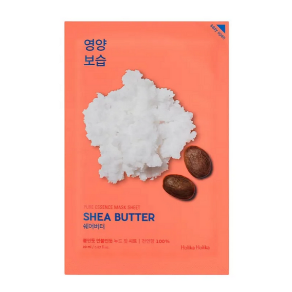 HOLIKA HOLIKA Pure Essence Mask Sheet Shea Butter, 20ml/ 0.67fl.oz each