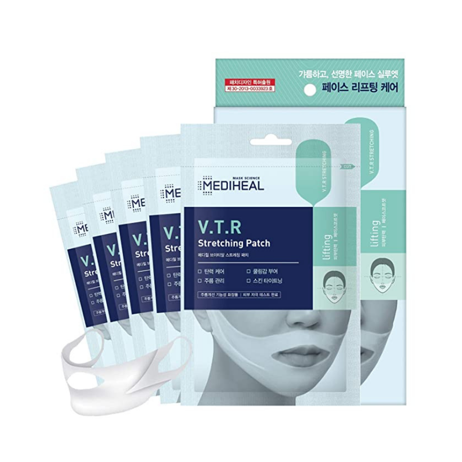 Parche de estiramiento MEDIHEAL VTR, 1 paquete (4 hojas x 20 ml/0,67 fl.oz)