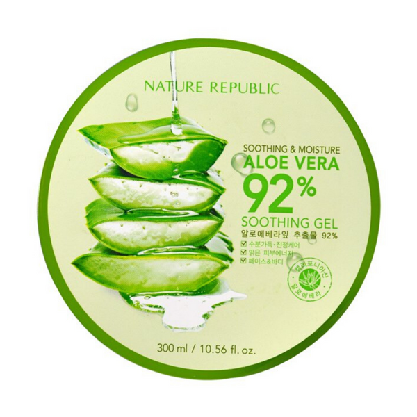 NATURE REPUBLIC Soothing & Moisture Aloe Vera 92% Soothing Gel, 300ml/ 10.56fl.oz