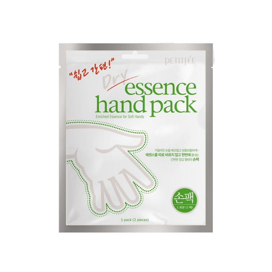 PETITFEE Dry Essence Hand Pack, 1pack (2pcs)