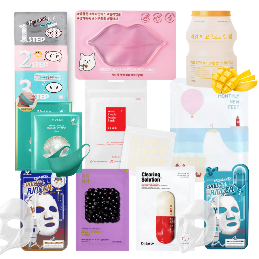 Viktoriya Beauty Mask Set, 10 items