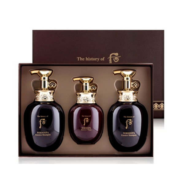 THE HISTORY OF WHOO Spa Shampoo Rinse Hair Special Set, 3 items